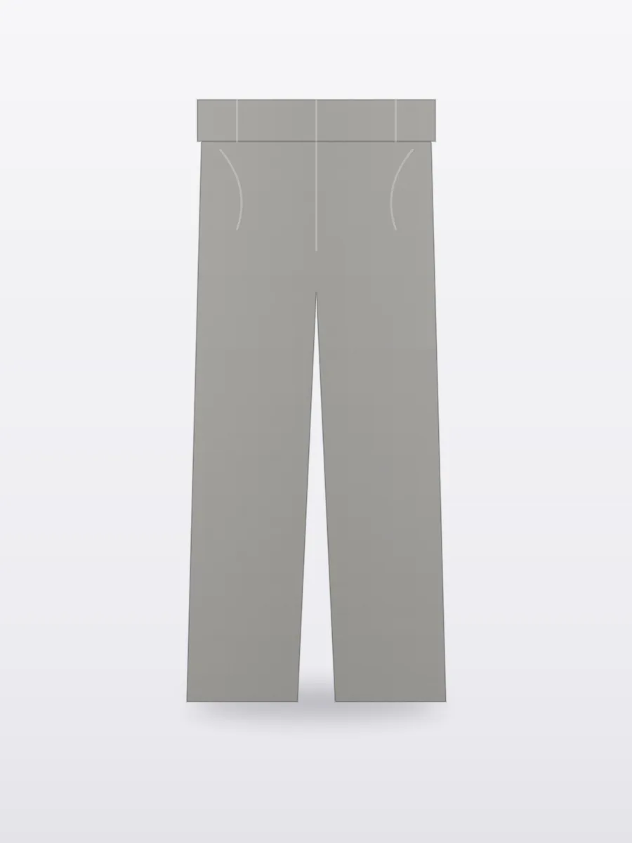 Örnek görsel — Örme Jogger Pantolon, Gri melanj, önden